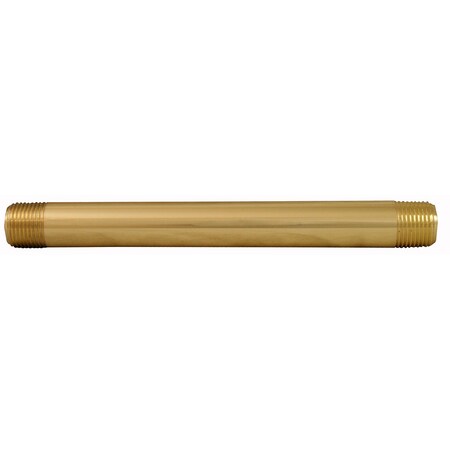 Jones Stephens Polished Brass 3/8" x 6" Brass Nipple N2210PB